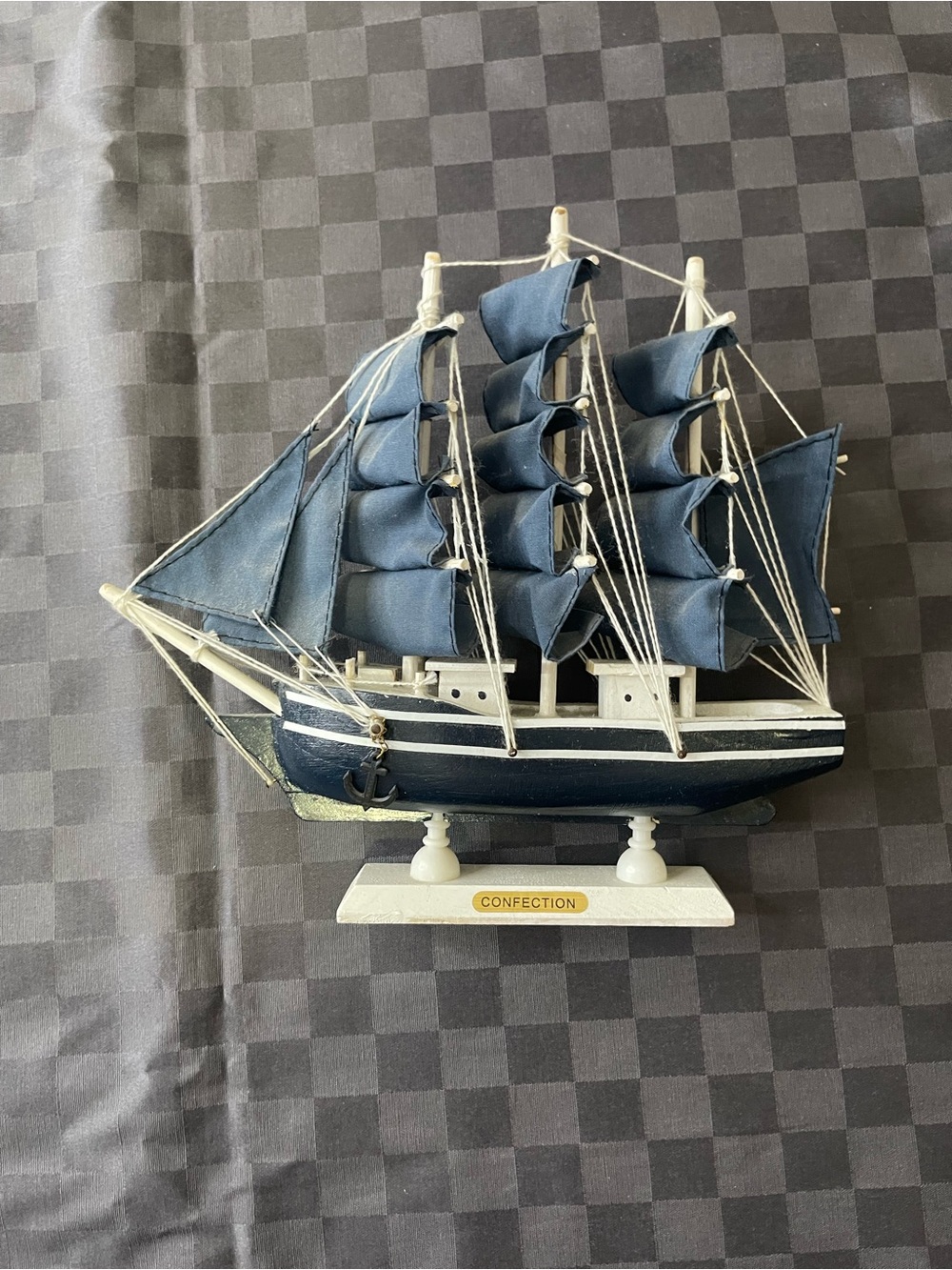 Vintage boat display